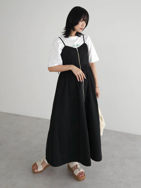 Green Parks「・SUGAR　SPOON　コルセット風キャミワンピース」|ワンピース|