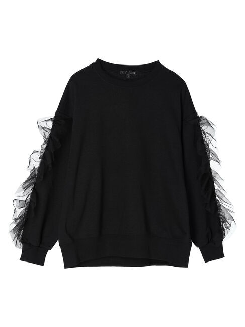 Green Parks「・SUGAR　SPOON　チュールフリルプルオーバー」|Tシャツ・カットソー|