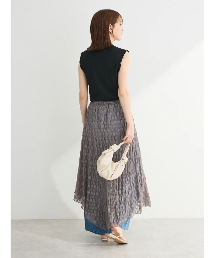 Green Parks「・ELENCARE　DUE　レースアシンメトリースカート」|スカート|