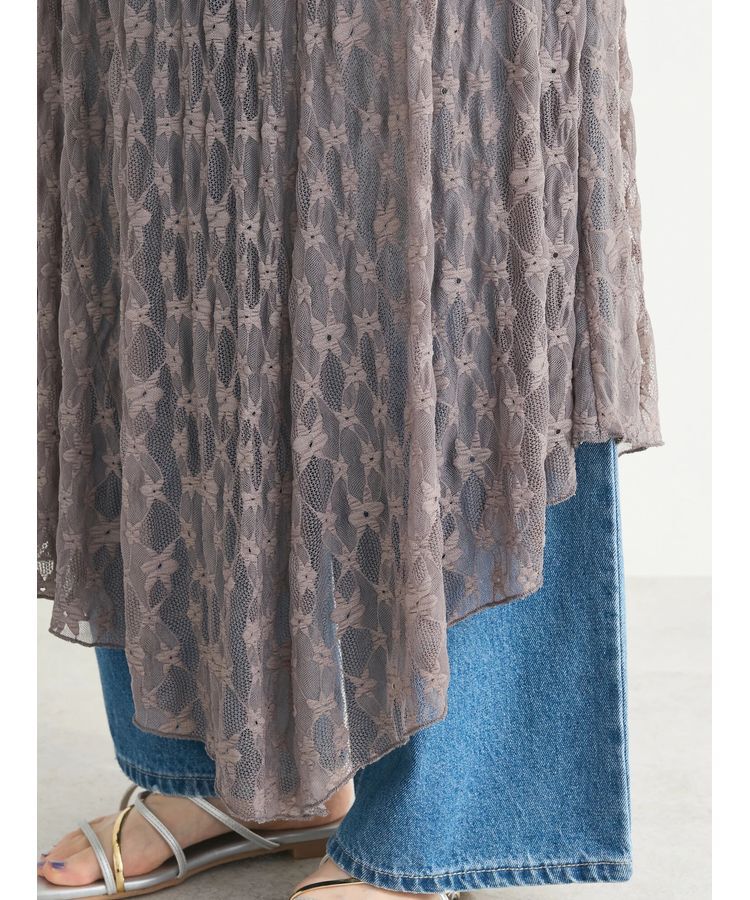 Green Parks「・ELENCARE　DUE　レースアシンメトリースカート」|スカート|