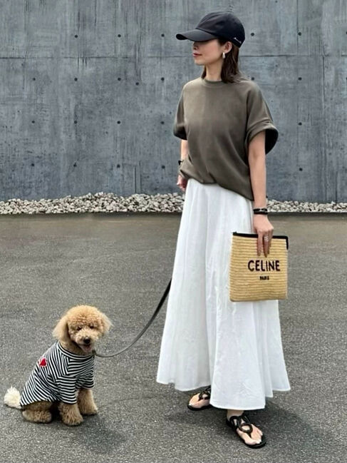 Green Parks「裾ドロストポンチプルオーバー」|Tシャツ・カットソー|