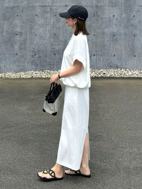 Green Parks「裾ドロストポンチプルオーバー」|Tシャツ・カットソー|