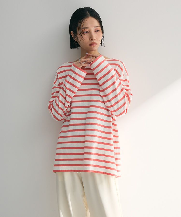 Green Parks「ボーダーチュニック」|Tシャツ・カットソー|