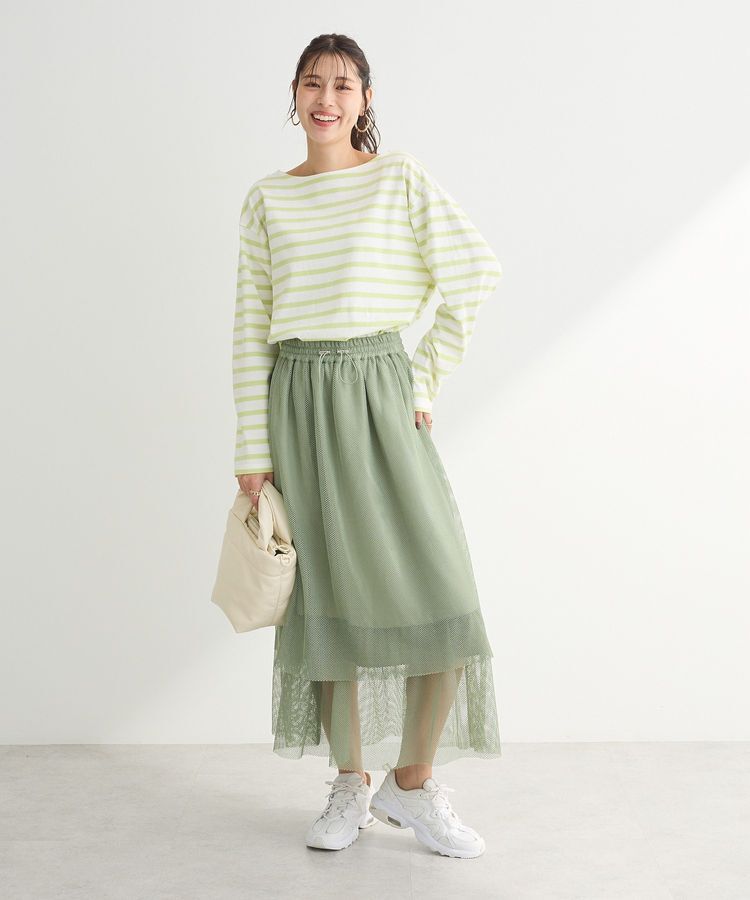 Green Parks「ボーダーチュニック」|Tシャツ・カットソー|