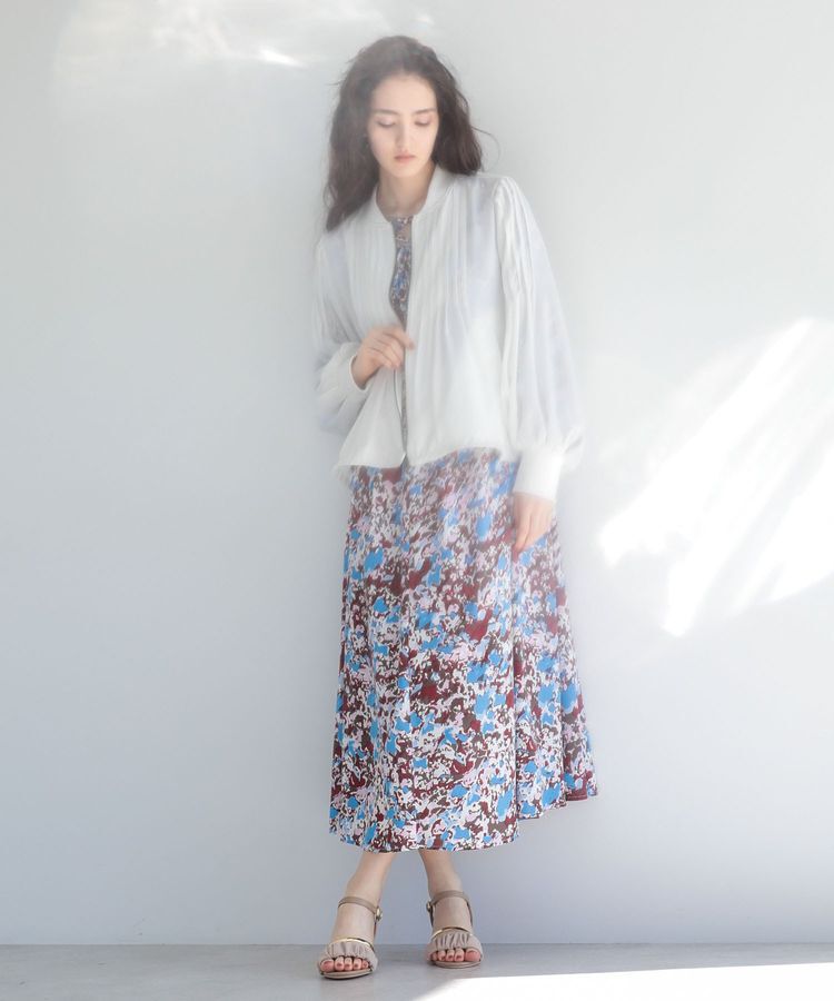 Green Parks「■ESCAR セミシアーピンタックブルゾン」|ブルゾン・スタジャン|