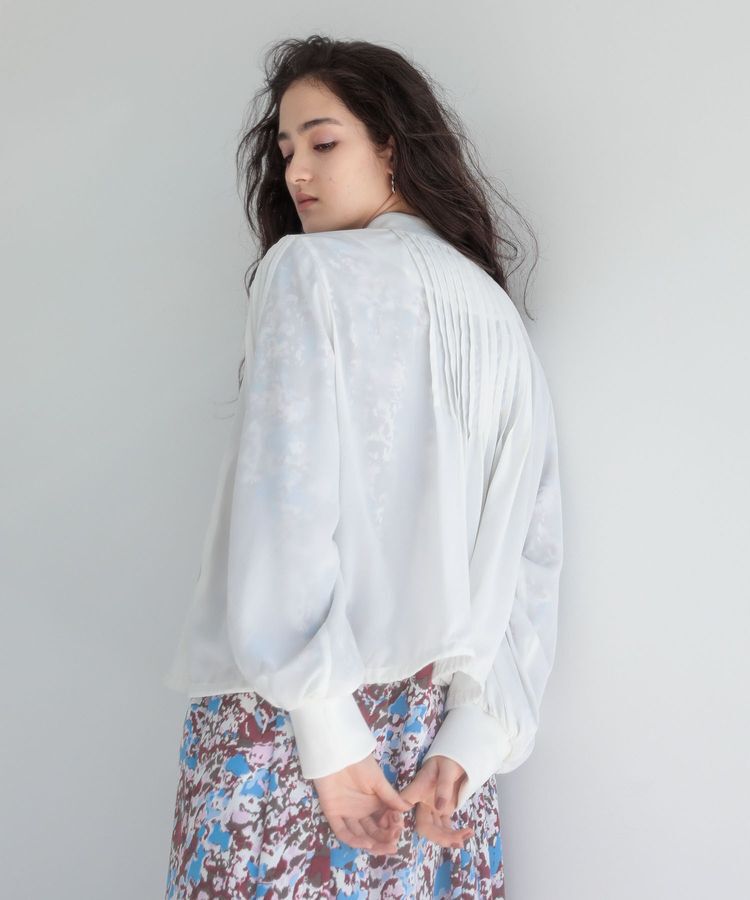 Green Parks「■ESCAR セミシアーピンタックブルゾン」|ブルゾン・スタジャン|