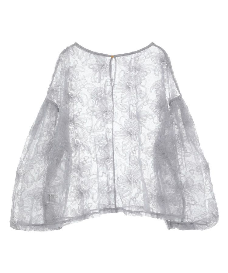 Green Parks「チュールレイヤードブラウス」|シャツ・ブラウス|