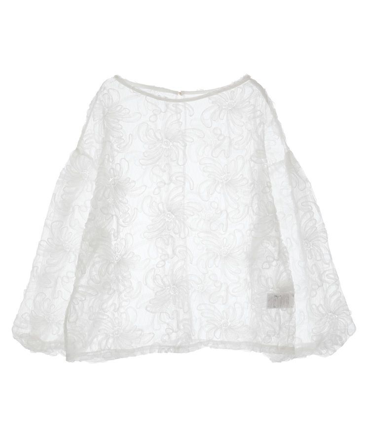 Green Parks「チュールレイヤードブラウス」|シャツ・ブラウス|