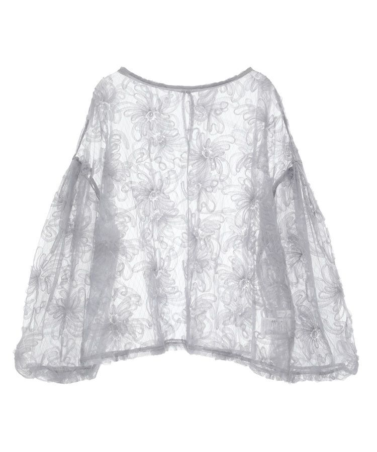 Green Parks「チュールレイヤードブラウス」|シャツ・ブラウス|