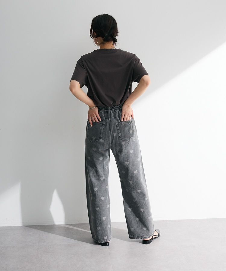 Green Parks「・SUGAR SPOON ハート抜染ptデニム」|デニム|