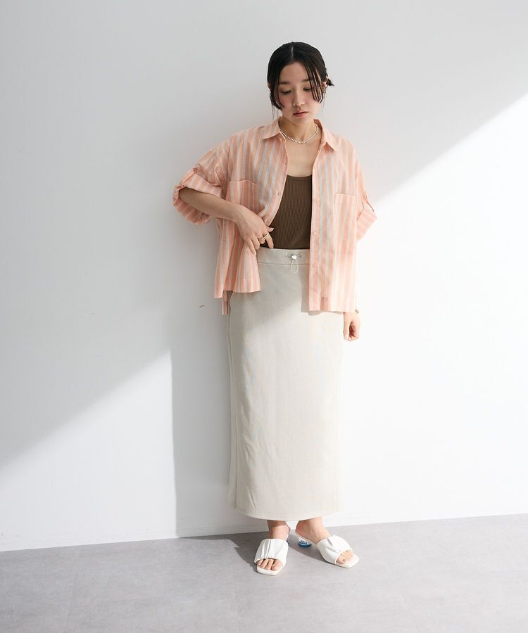 Green Parks「ピグメントIラインスウェットスカート」|スカート|