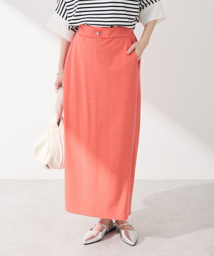 Green Parks「ピグメントIラインスウェットスカート」|スカート|Pink