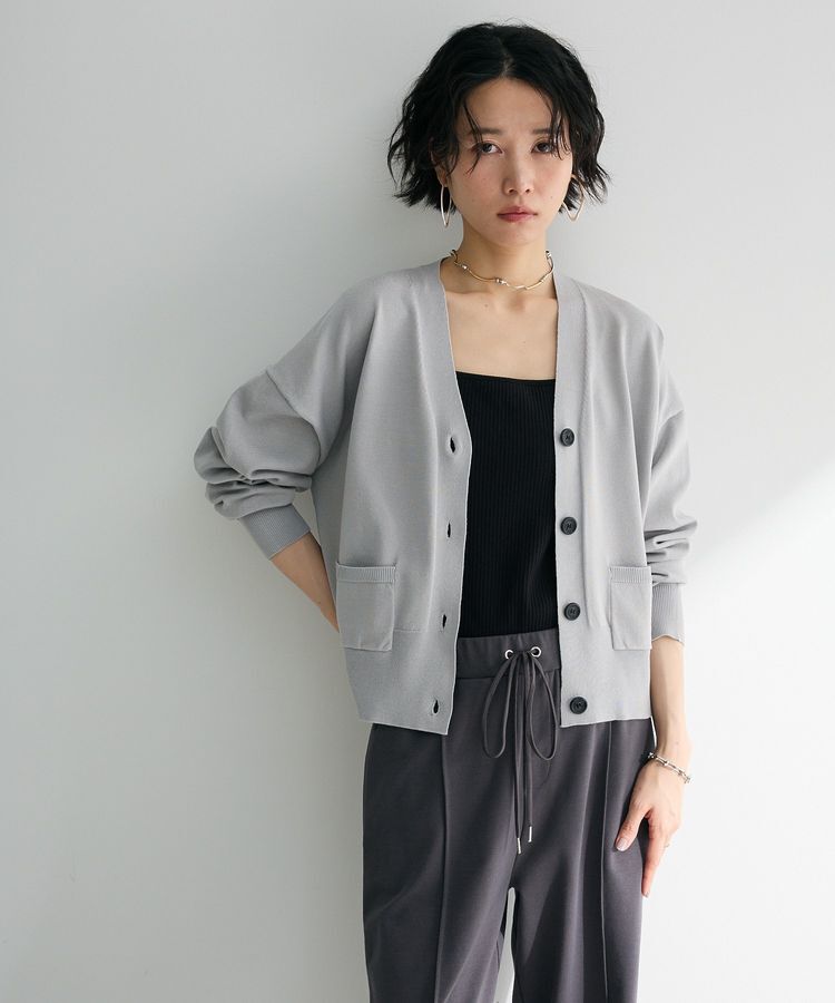 Green Parks「ポケット付コンパクトカーディガン」|カーディガン|