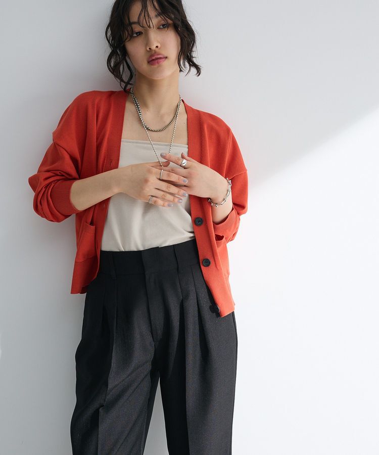 Green Parks「ポケット付コンパクトカーディガン」|カーディガン|