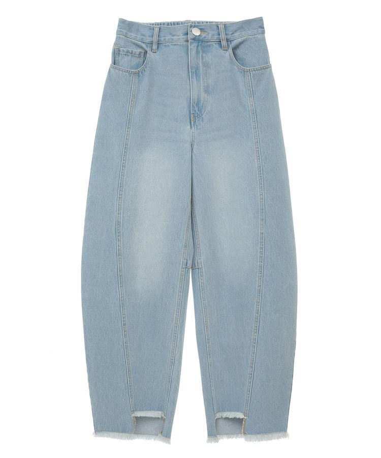 Green Parks「切り替えカーヴィーデニムパンツ」|デニム|