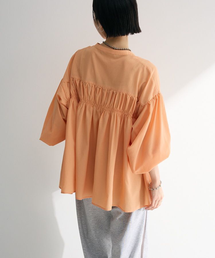 armonia「シャーリングスキッパーシャツ」|シャツ・ブラウス|