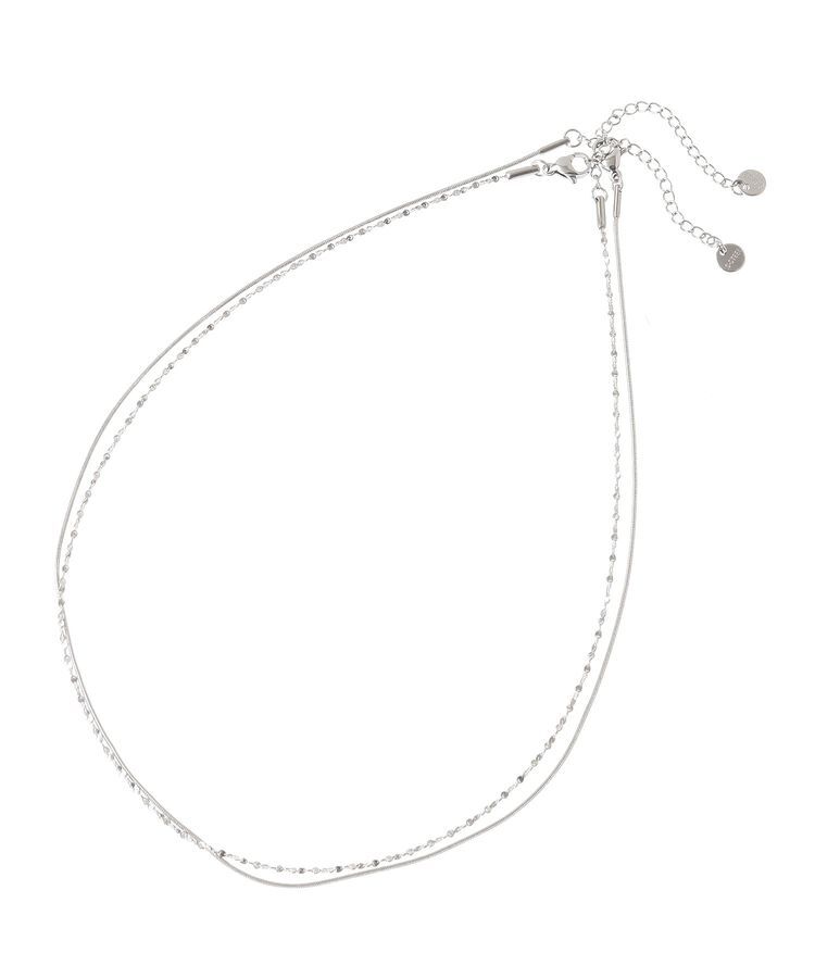 armonia「everywalk.ステンレス2本セットチェーンネックレス」|ネックレス|