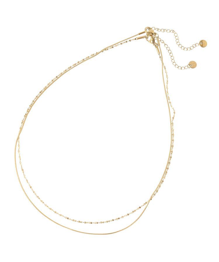 armonia「everywalk.ステンレス2本セットチェーンネックレス」|ネックレス|