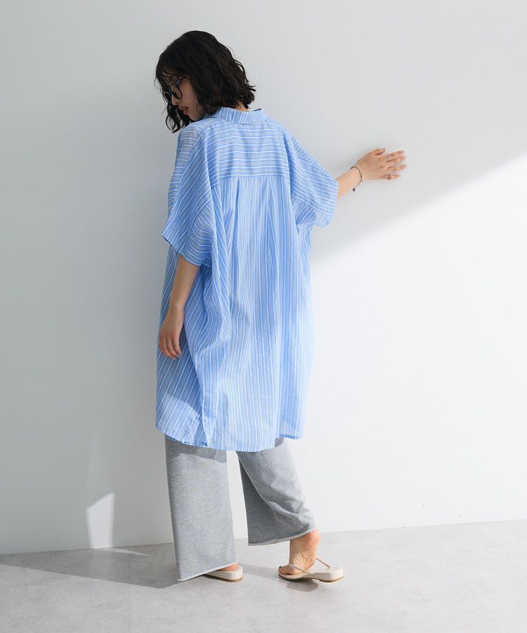 Green Parks「インド綿 ボイルポンチョチュニック」|チュニック|