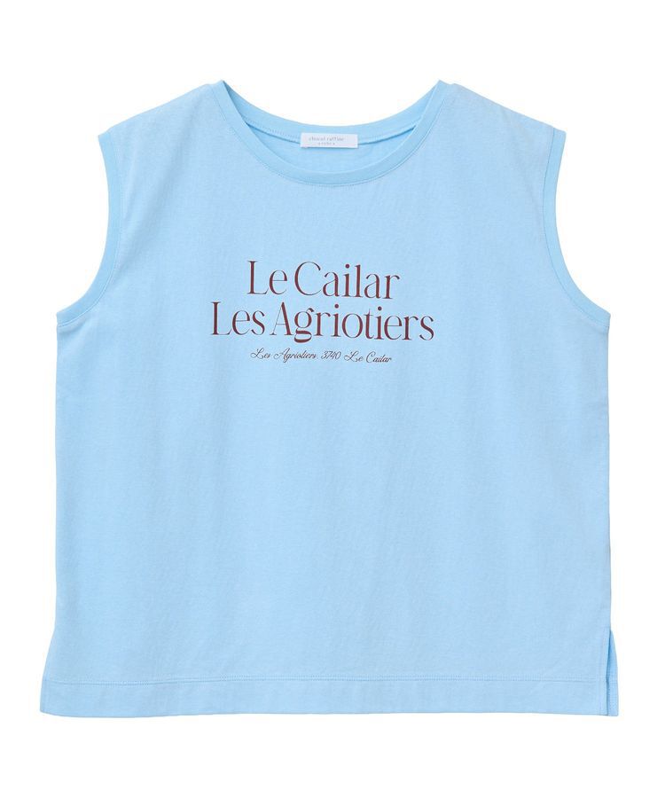 Green Parks「ノースリーブフェミニンロゴプルオーバー」|Tシャツ・カットソー|