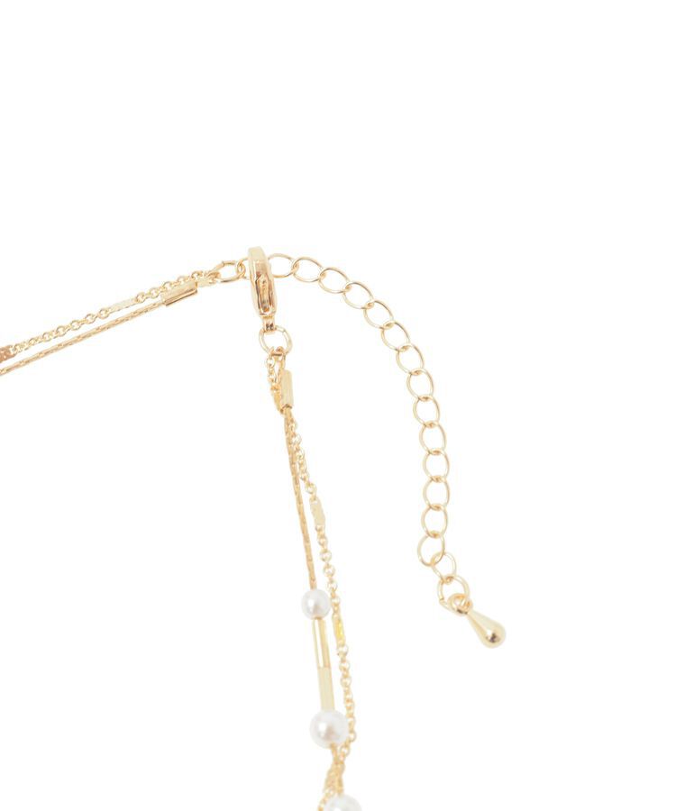 armonia「every walk.2連パールパイプネックレス」|ネックレス|