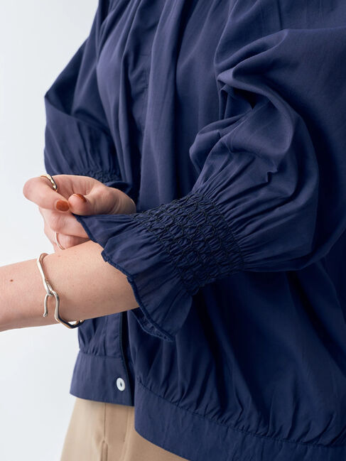 YECCA VECCA「スモッキングシャツジャケット」|スーツ|