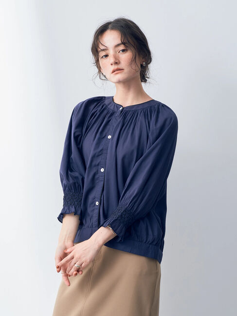 YECCA VECCA「スモッキングシャツジャケット」|スーツ|