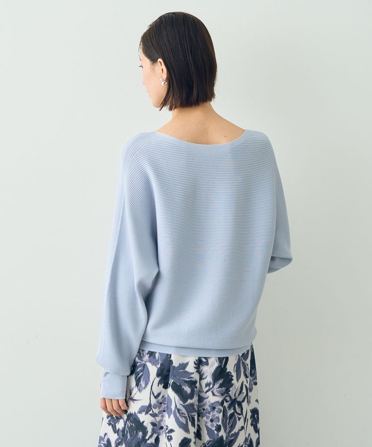 YECCA VECCA「袖パールドルマンニット」|ニット・セーター|