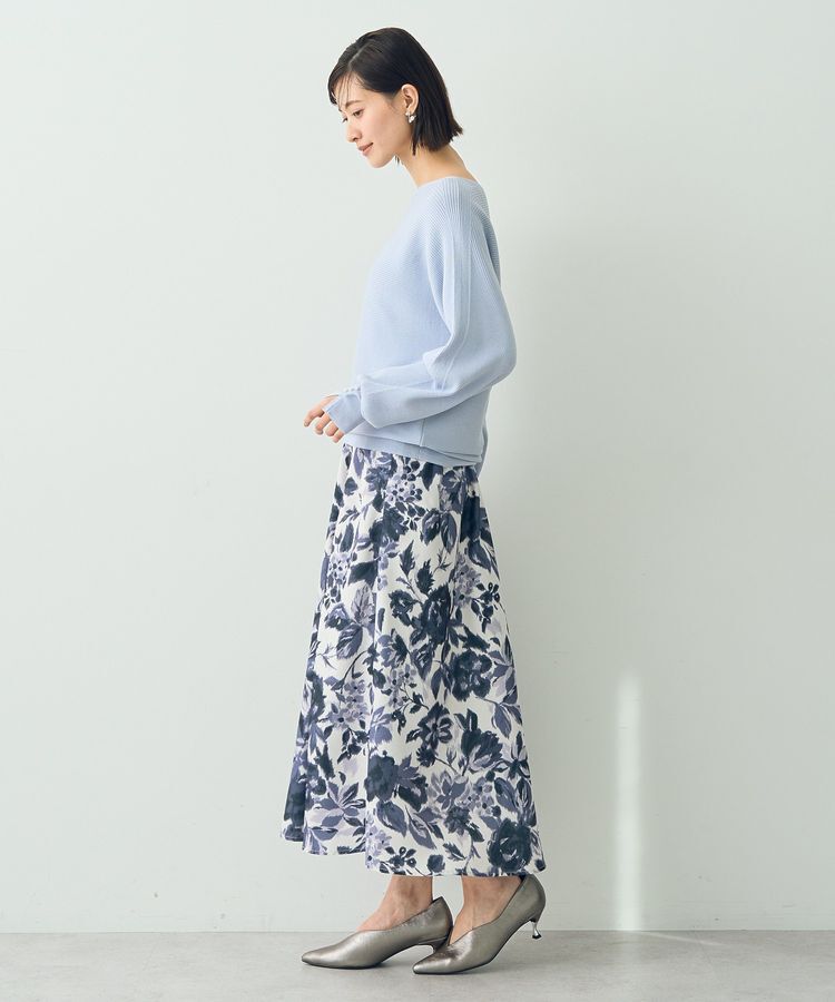 YECCA VECCA「袖パールドルマンニット」|ニット・セーター|