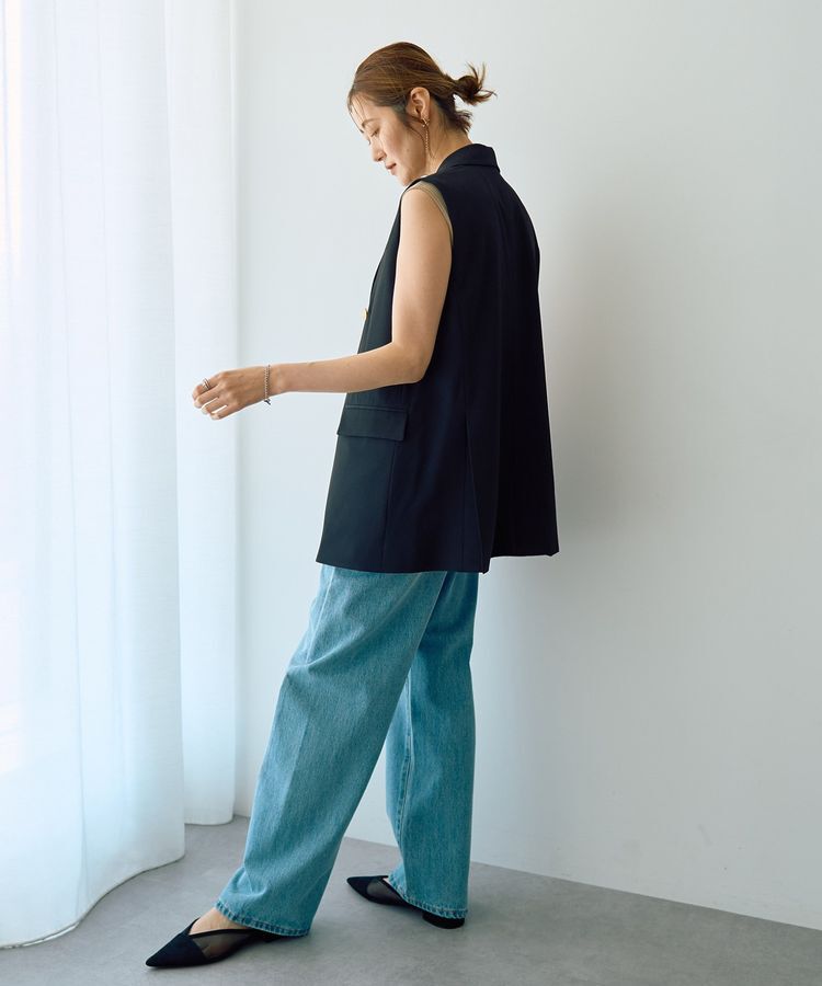 YECCA VECCA「金釦ジレ」|ベスト・ジレ|