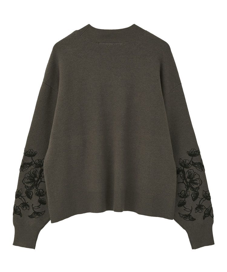 YECCA VECCA「フラワー刺繍ニット」|ニット・セーター|