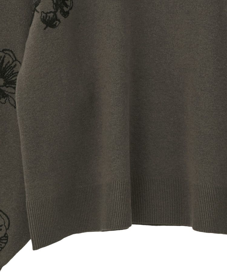 YECCA VECCA「フラワー刺繍ニット」|ニット・セーター|