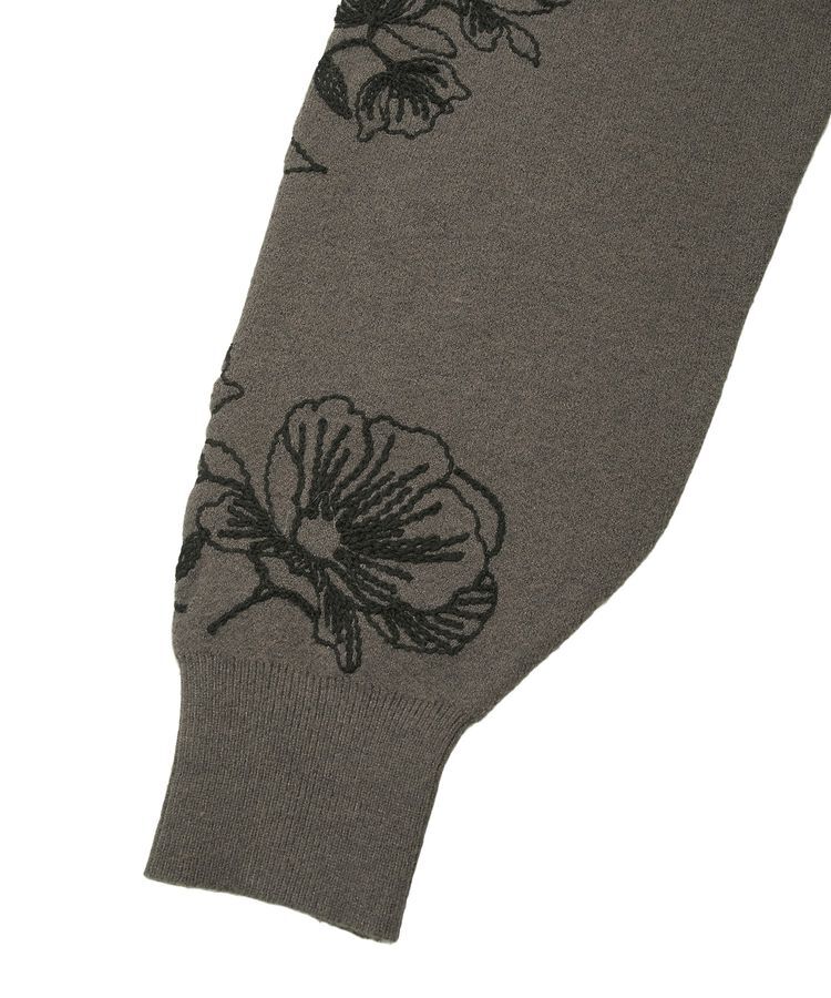 YECCA VECCA「フラワー刺繍ニット」|ニット・セーター|