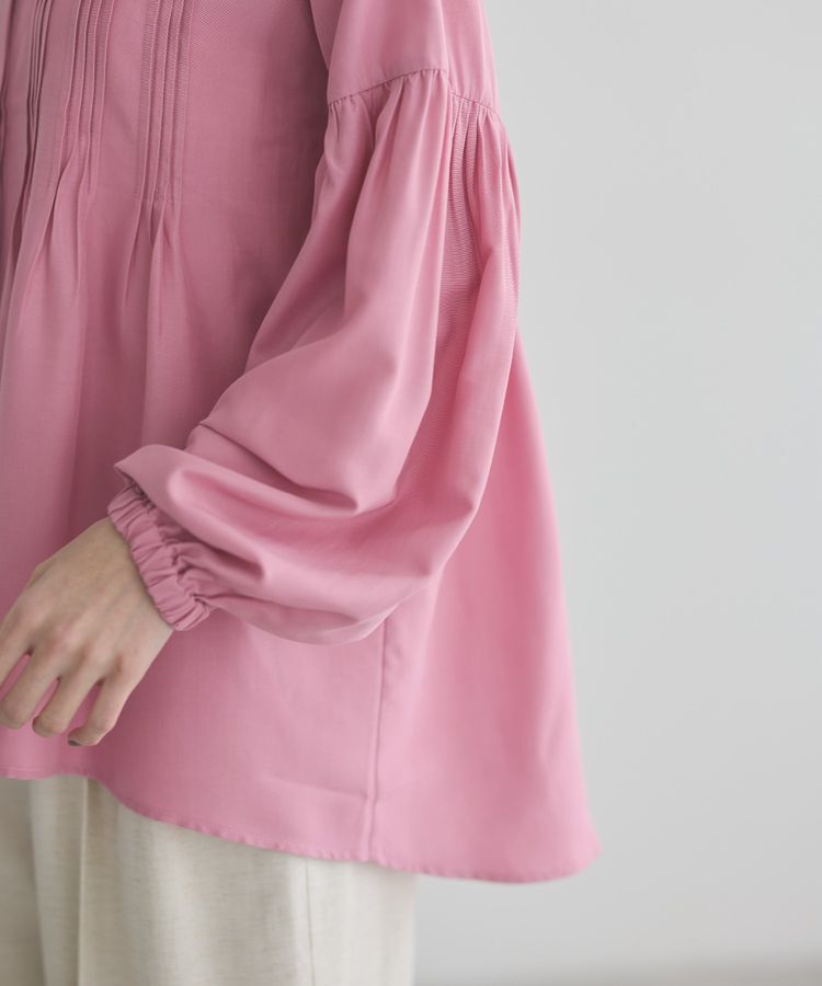 GARAGE OF GOOD CLOTHING「ピンタックボリューム袖フレアーブラウス」|シャツ・ブラウス|