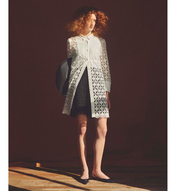 LOULOU WILLOUGHBY「【LOULOU WILLOUGHBY】サークルケミカルワンピース」|ワンピース|ホワイト