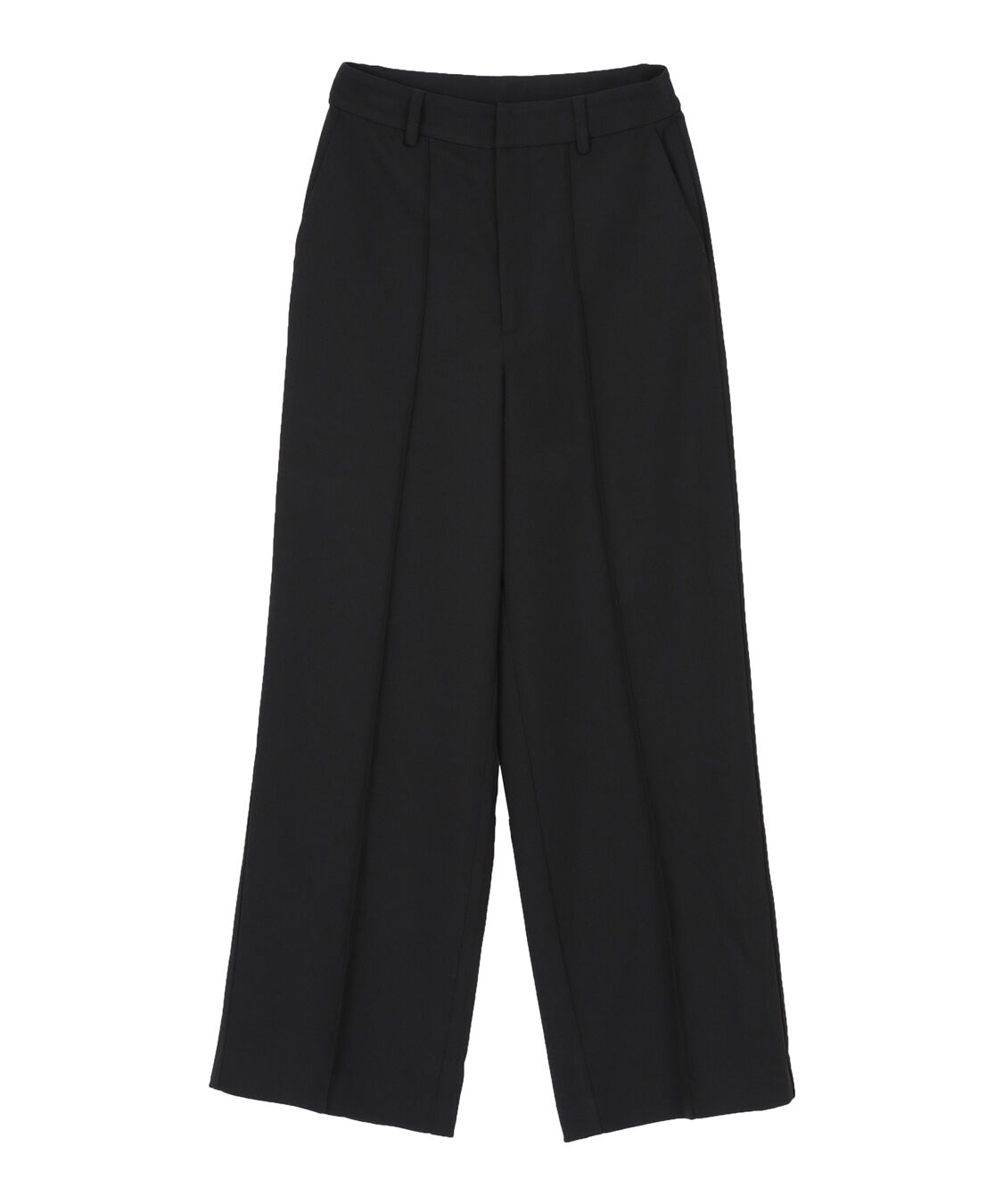 ur's「【小林有里さんコラボアイテム】ピンタックセンタープレスワイドパンツ」|スラックス|