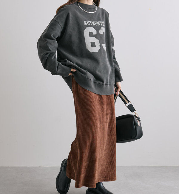 「ナンバリングプリント裏起毛スウェット」|スウェット・ジャージ|