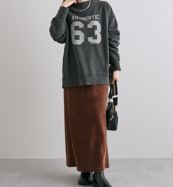  「ナンバリングプリント裏起毛スウェット」|スウェット・ジャージ|