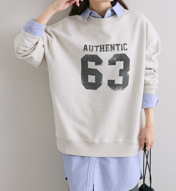  「ナンバリングプリント裏起毛スウェット」|スウェット・ジャージ|