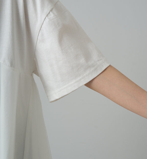  「《リバイバル》【WEB限定/Du noir】チュールドッキングTシャツ」|プルオーバー|