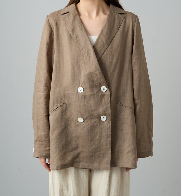  「【WEB限定】ラミーダブルシャツジャケット」|テーラードジャケット|