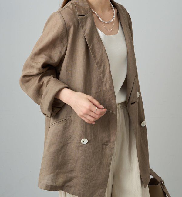  「【WEB限定】ラミーダブルシャツジャケット」|テーラードジャケット|