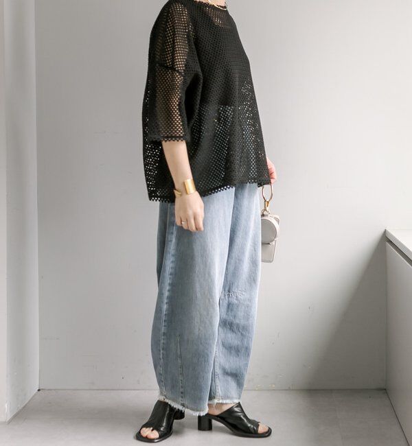  「【リバイバル】ハーフスリーブメッシュプルオーバー」|プルオーバー|