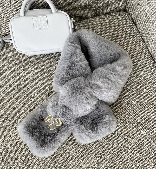  「NCブローチ付きティペット」|その他|サックスブルー