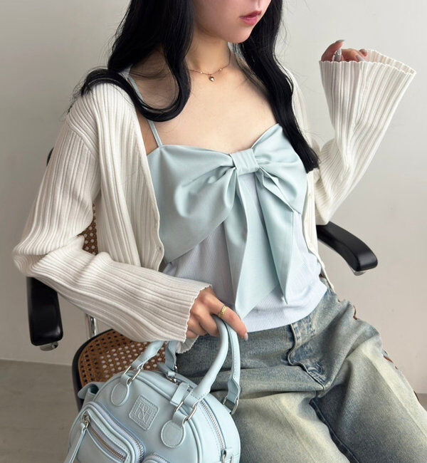  「ビックリボンキャミソール」|プルオーバー|