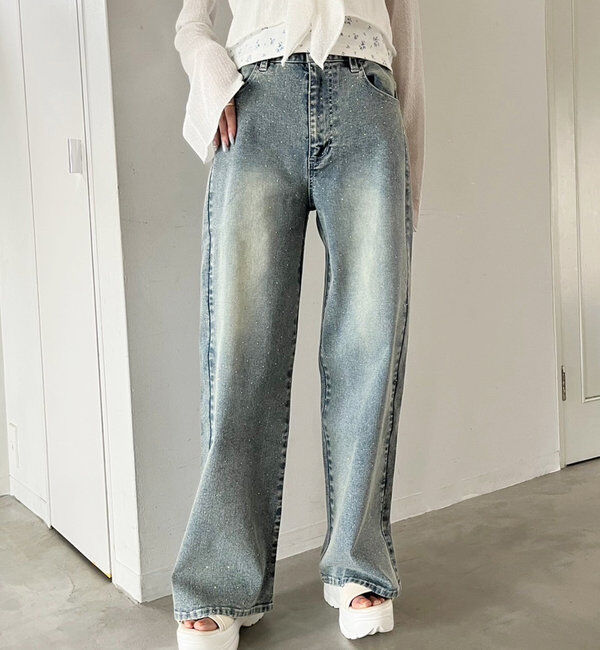  「ワイドデニムパンツ」|その他|