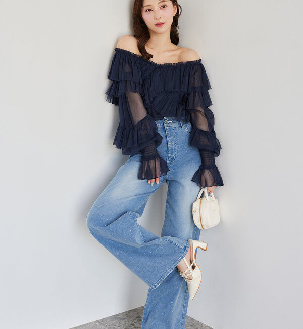  「ワイドデニムパンツ」|その他|