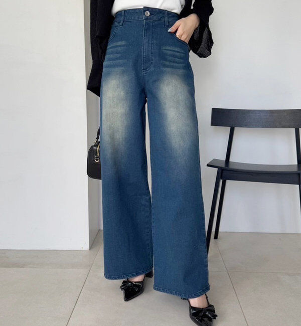  「ワイドデニムパンツ」|その他|