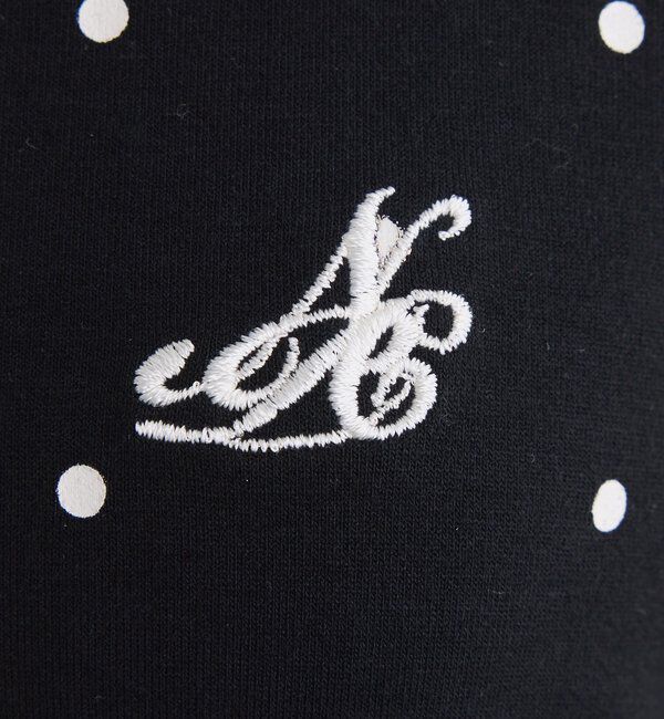  「ホルターネック配色ドットトップス」|プルオーバー|