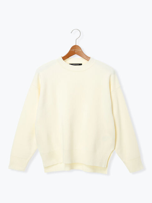 Lugnoncure「コットンタッチクルーネックニットプルオーバー」|ニット・セーター|